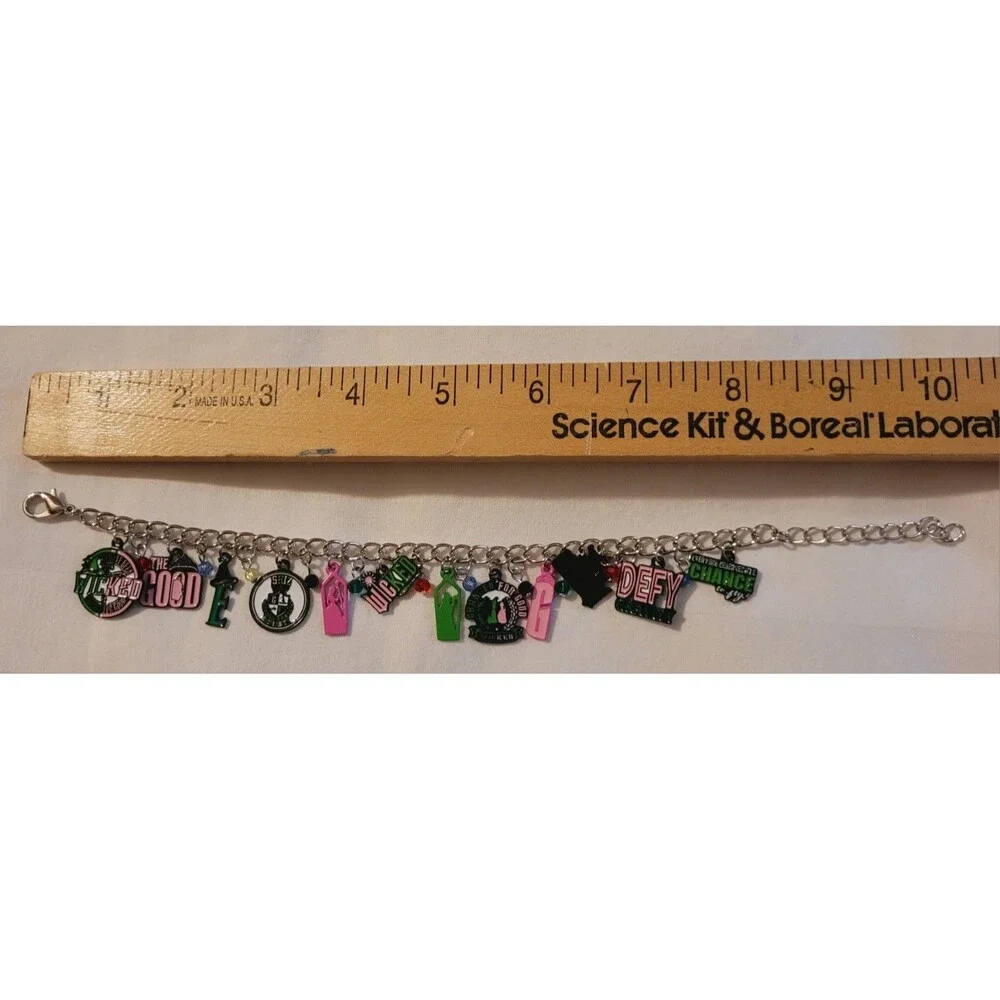 WICKED Inspired Adjustable Charm Bracelet